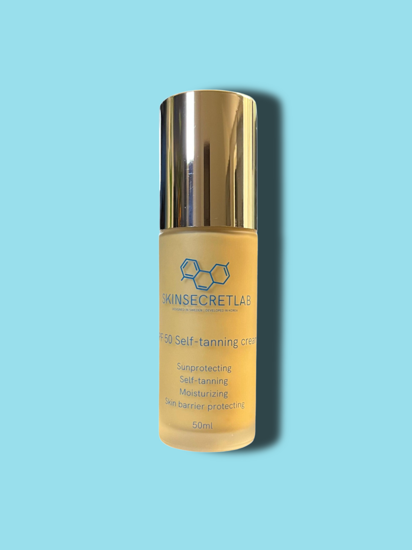 SPF50 self-tanning cream