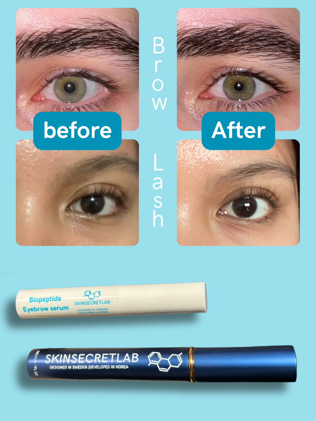 Biopeptide brow + lash growth kit