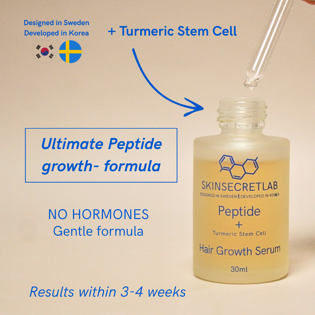 Peptide + Turmeric stem cell Hair Growth Serum