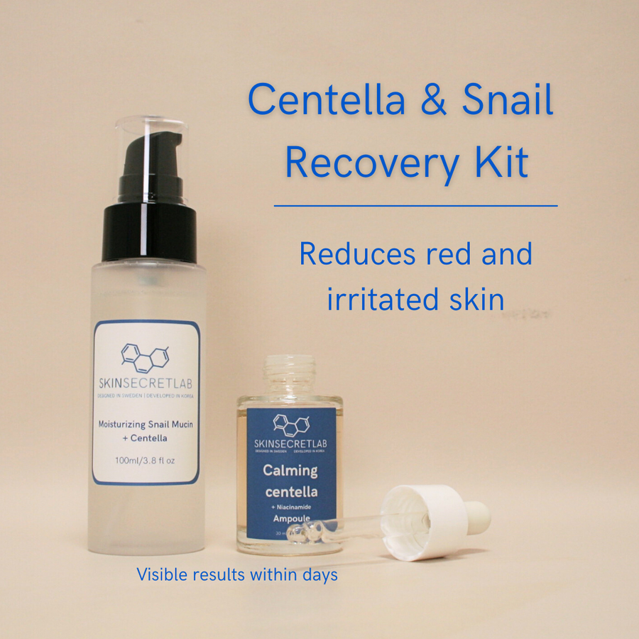 Centella, Niacinamide + Snail Mucin Recovery Kit