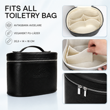Fits All Toiletry Bag – utsida, insida och avtagbara avdelare